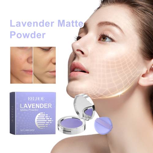 Lavender Matte Pressed Powder