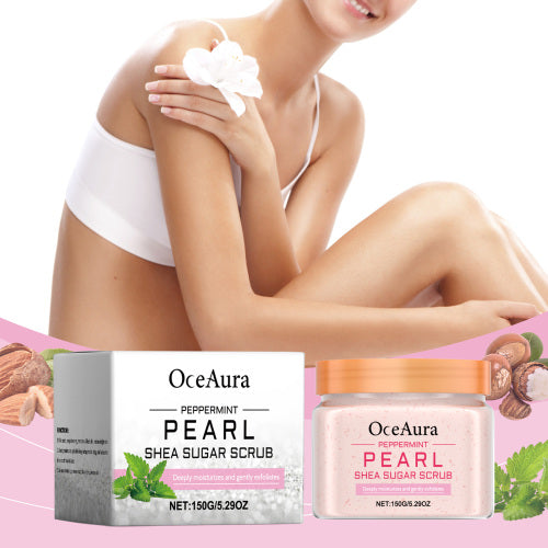 Mint Pearl Body Scrub with Shea & Almond
