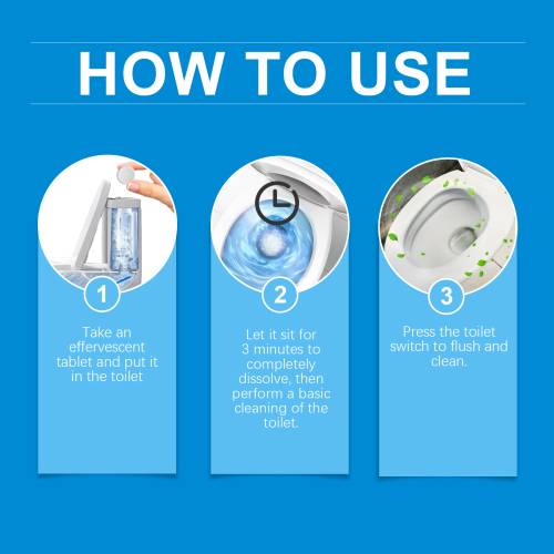 Toilet Descaling Effervescent Tablets