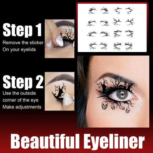 Halloween Eyeliner Stickers