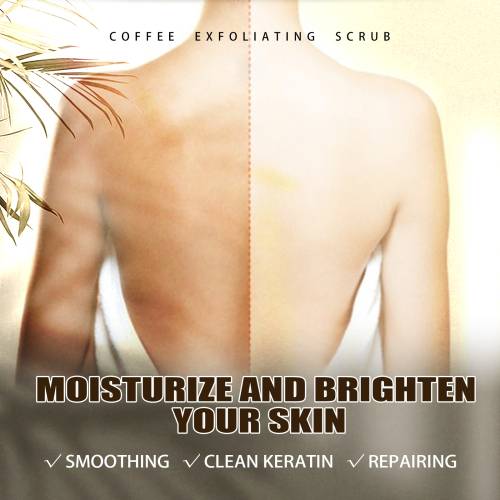 Coffee Body Scrub with Lactic Acid
