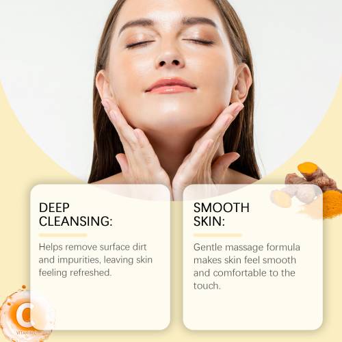Turmeric Face Scrub with Aloe & Walnut