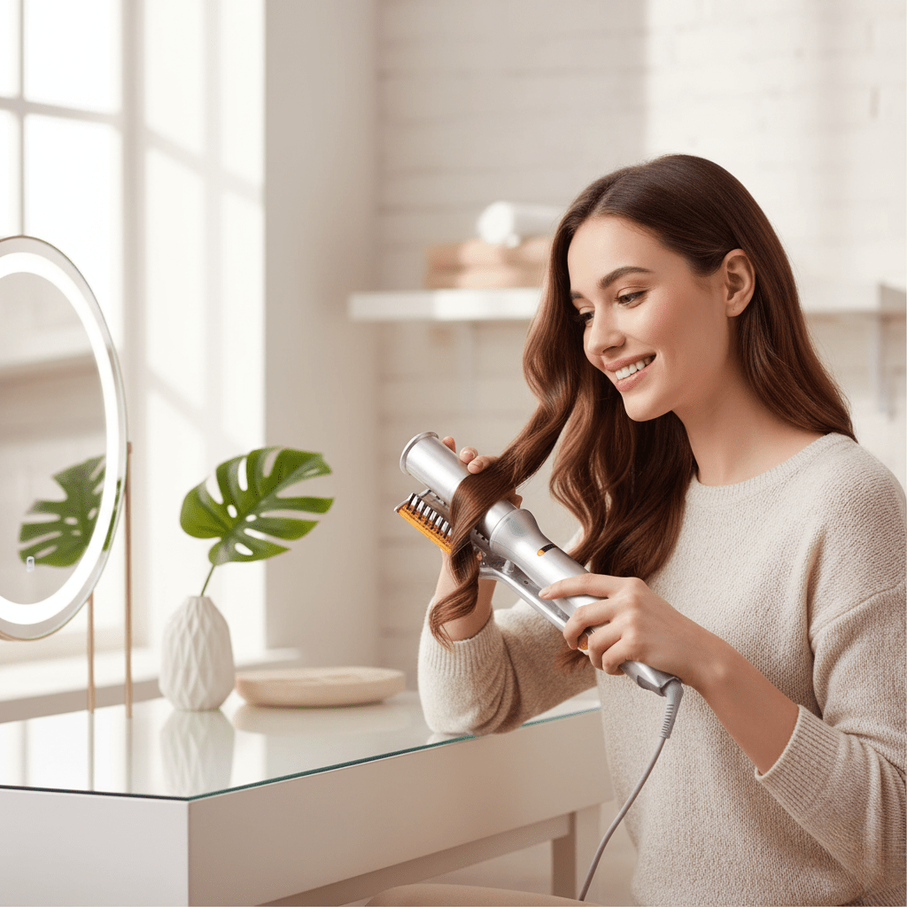 zavevo | 2-in-1 Rotating Hair Brush for Styling and Smoothing