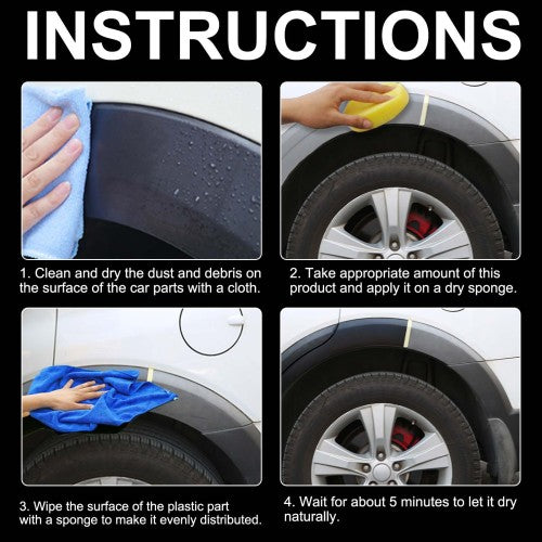 Plastic Trim Restorer Wax