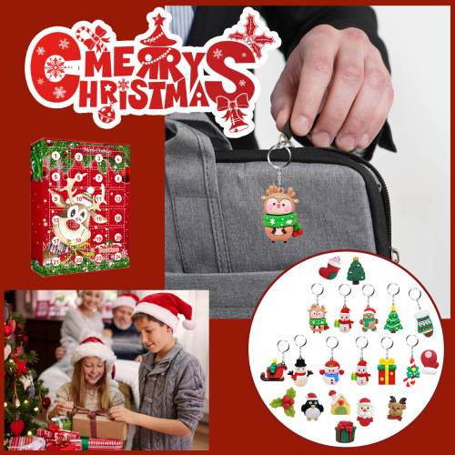 Reindeer Keychain Advent Calendar