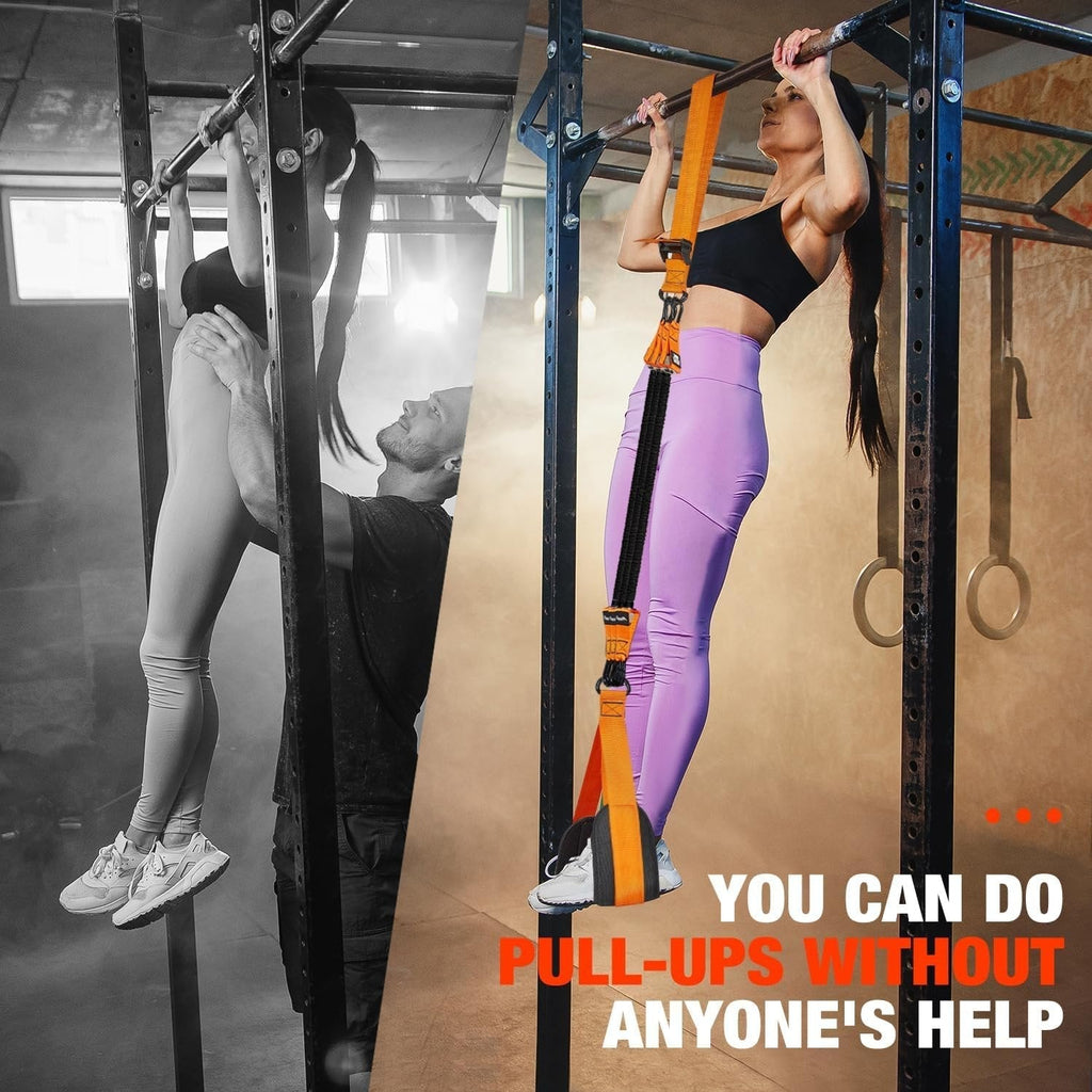 Pull-up assistance band with double foot system | zavevo