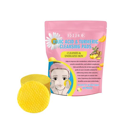 Turmeric Kojic Acid Cleansing Pads with Vitamin C