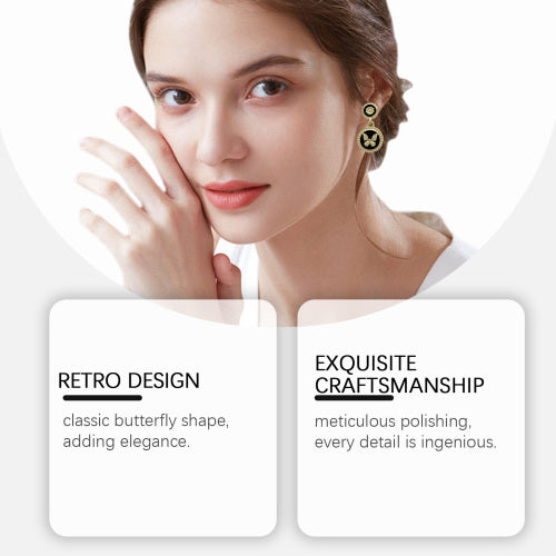 Vintage Butterfly Earrings