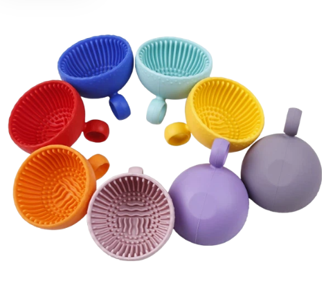 Cartoon Makeup Brush Cleaning Bowl for Brushes & Sponges