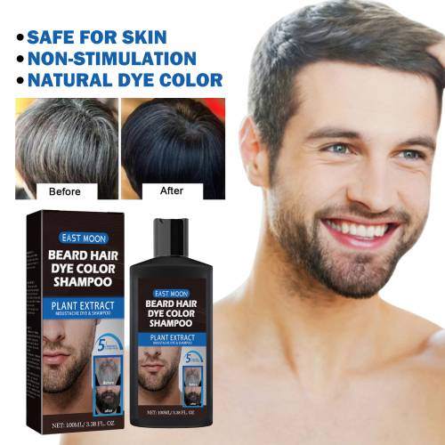 Black Beard & Hair Color Shampoo