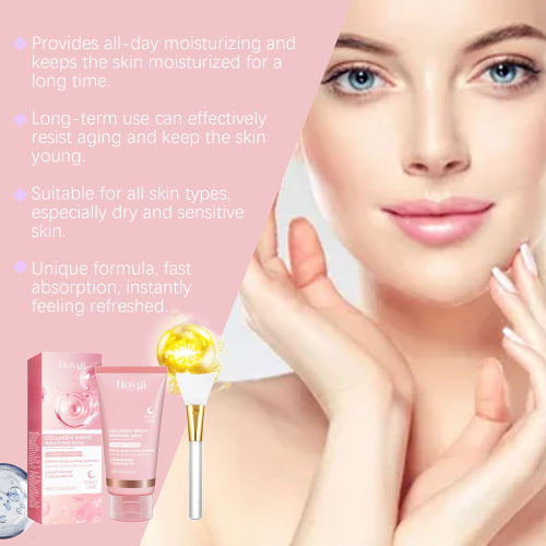 Collagen Peel-Off Mask with Scraper, Hydrating