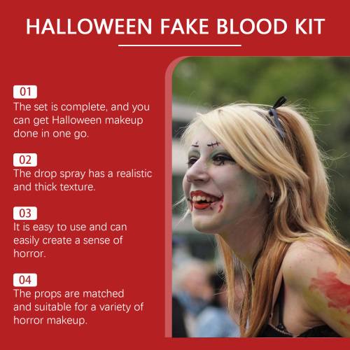 Halloween Fake Blood Kit