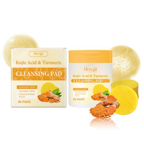 Turmeric Kojic Acid Cleansing Pads with Lemon