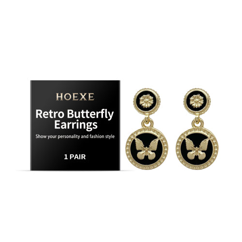 Vintage Butterfly Earrings
