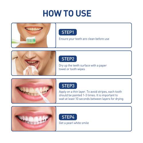 Blueberry Teeth Whitening Paint