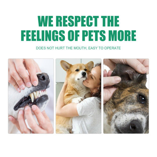 Pet Tooth Cleaning Finger Wipes