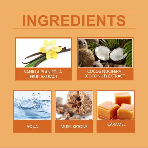 Caramel Vanilla Body Perfume Spray