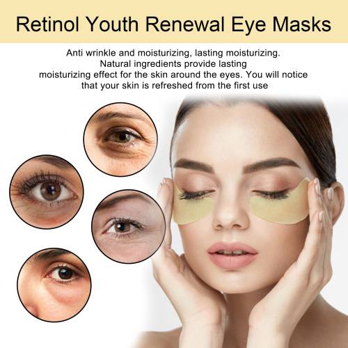 Retinol Under-Eye Patches with Aloe & Soy, 20 Pcs