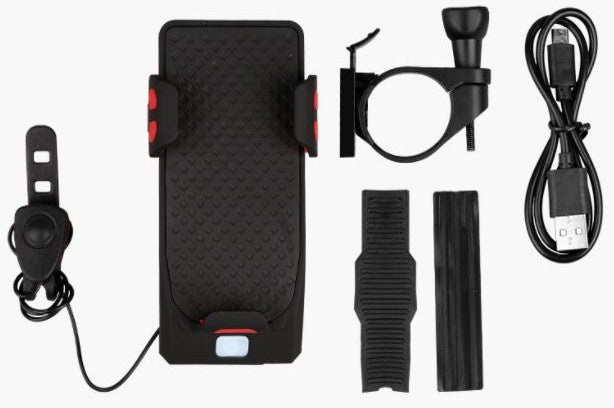 4-in-1 Bike Phone Holder with Powerbank zavevo