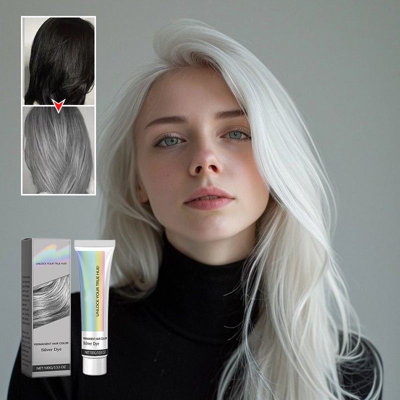 zavevo | 2-in-1 Natural Essence Extract Silver Hair Dye