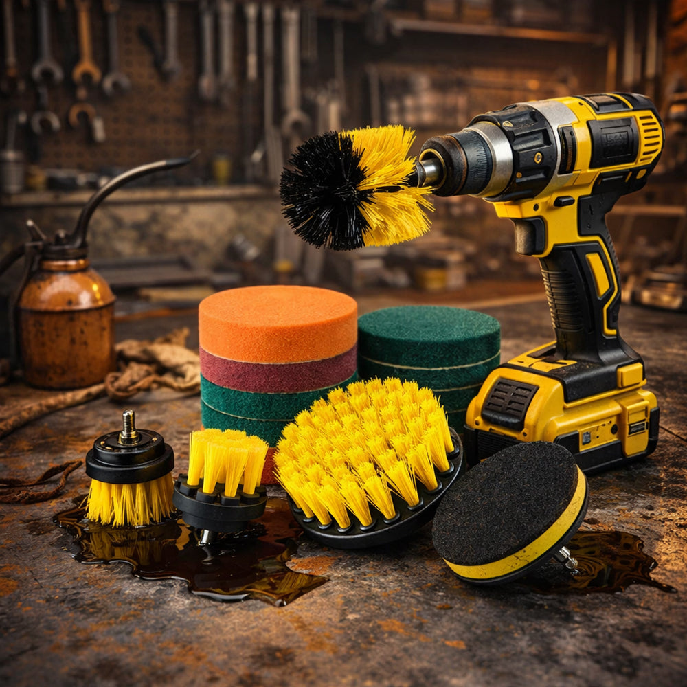 12-in-1 Cleaning Brush Set for Drill | zavevo
