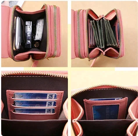 Anti-Theft Leather Bag with Touchscreen | zavevo