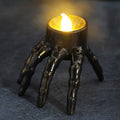 Halloween Decorations Flameless LED Candles Battery Operated and Skeleton Hand Prop T Light