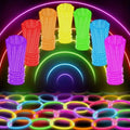 Halloween Glow Sticks Light for Party That in the Dark with Connectors for Bracelets and Necklaces