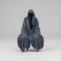 Halloween Grim Reaper Statue Spooky Gothic Resin Decoration for Haunted House Party