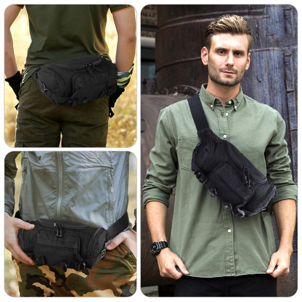 Zavevo Tactical Fanny Waist Pack – Durable Nylon Outdoor Belt Bag for Hiking & Travel
