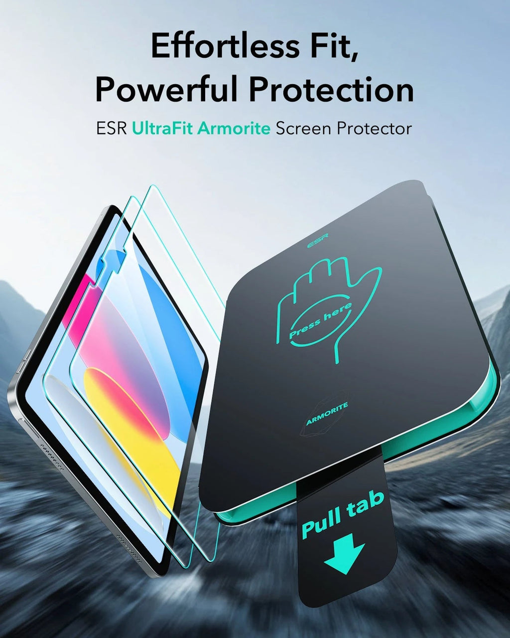 iPad Pro 13" (M4) 2024 Shift Keyboard Case (Detachable) Protection Bundle- US Layout - White