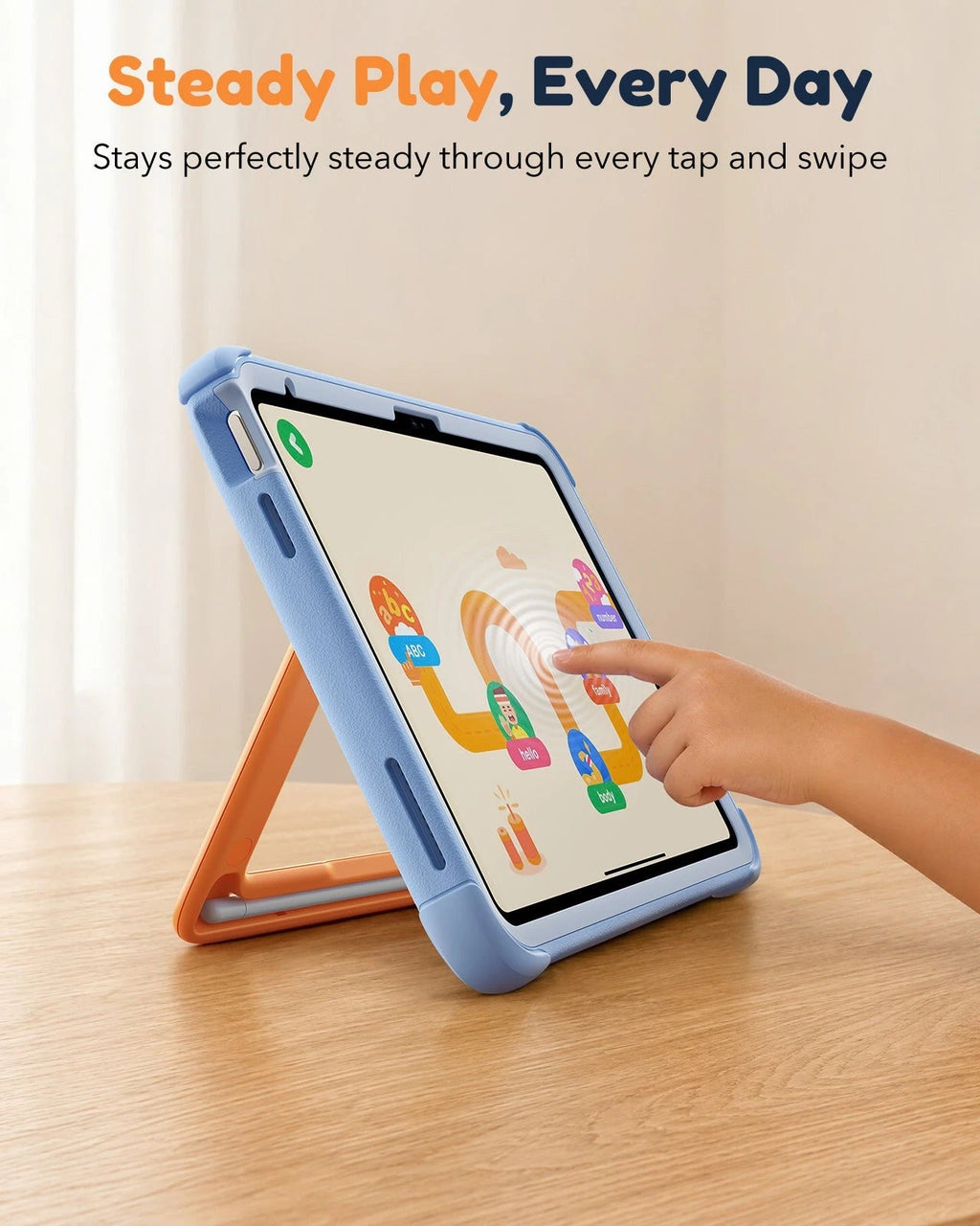 iPad 11" (A16) 2025 Bounce Case for Kids - Sky Blue