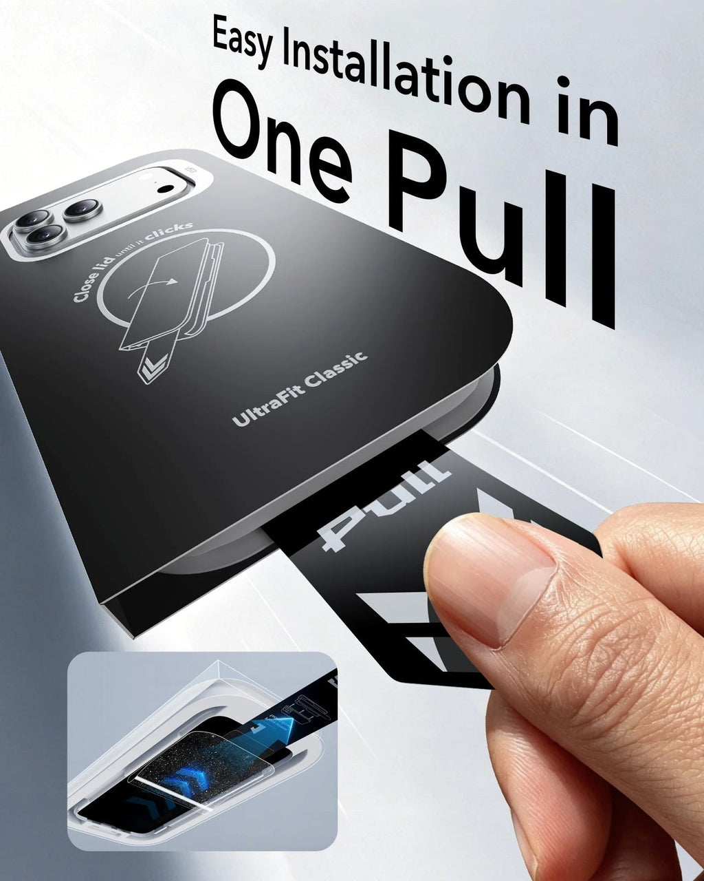 iPhone 2026 Pro UltraFit Classic Privacy Screen Protector - 3 Pack