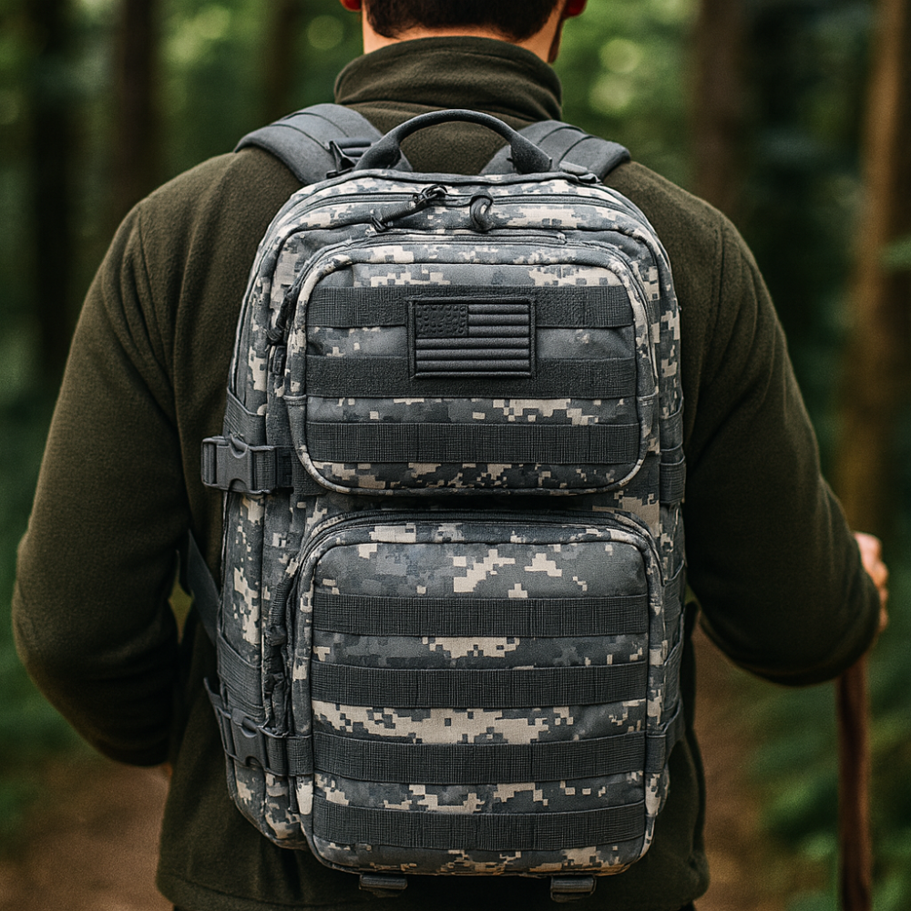 Zavevo 40L Tactical Backpack with MOLLE System and Water Resistant Oxford Fabric