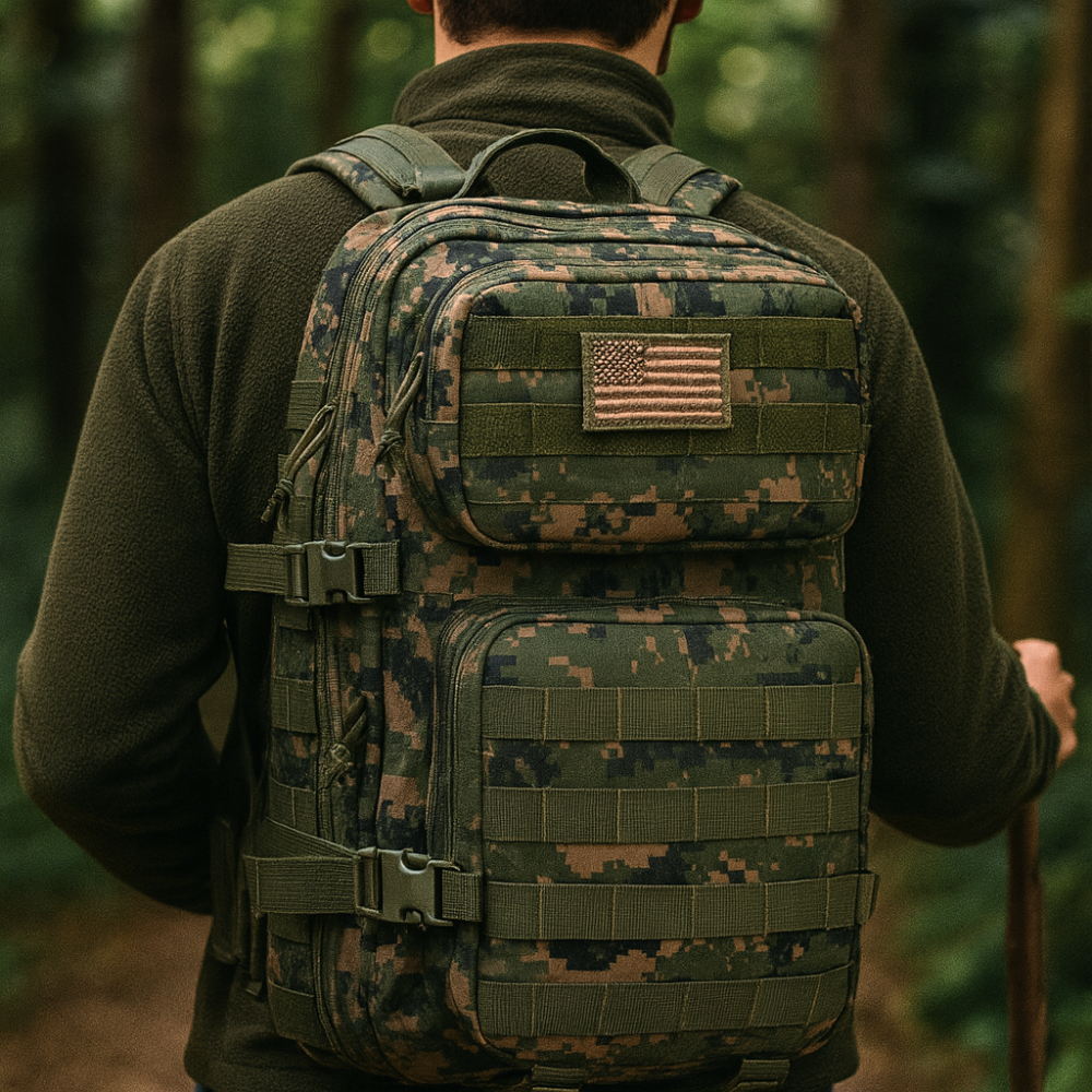 Zavevo 40L Tactical Backpack with MOLLE System and Water Resistant Oxford Fabric