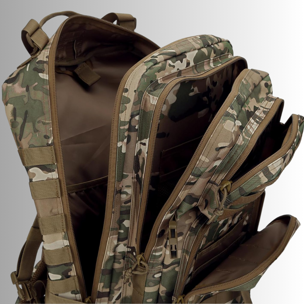 Zavevo 40L Tactical Backpack with MOLLE System and Water Resistant Oxford Fabric
