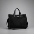 Corduroy Structured Tote Bag | Metz