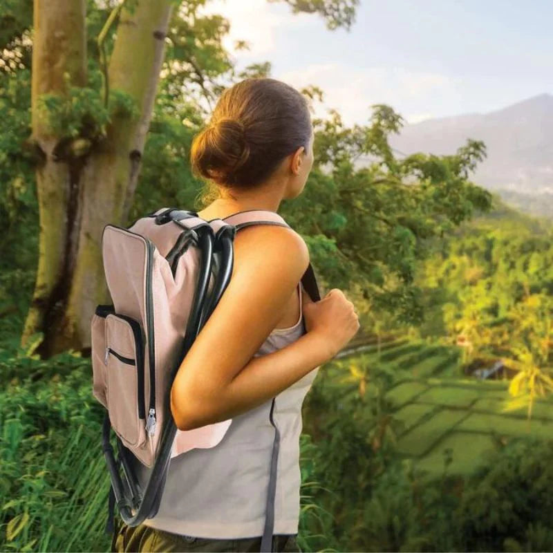 Zavevo Travel Backpack Chair – 3-in-1 Foldable Outdoor Chair, Cooler Bag & Hiking Backpack