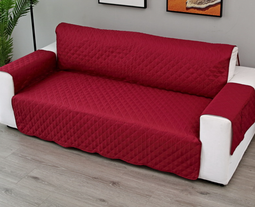 1/2/3 Seater Pet Sofa Protector Cover Quilted Couch Covers Lounge Slipcover zavevo