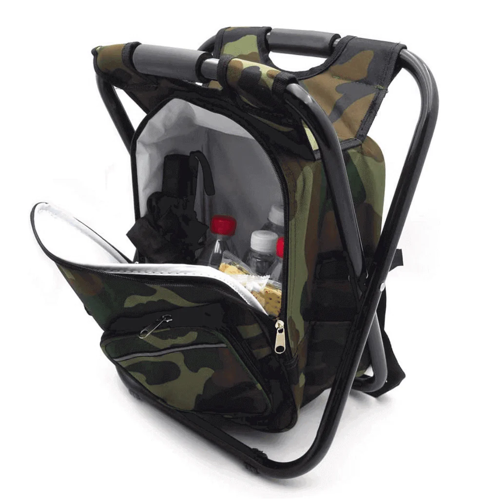 Zavevo Travel Backpack Chair – 3-in-1 Foldable Outdoor Chair, Cooler Bag & Hiking Backpack