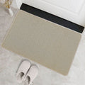 Indoor Doormat with Textured Woven Surface and Rounded Corners for Entryway Rugs
