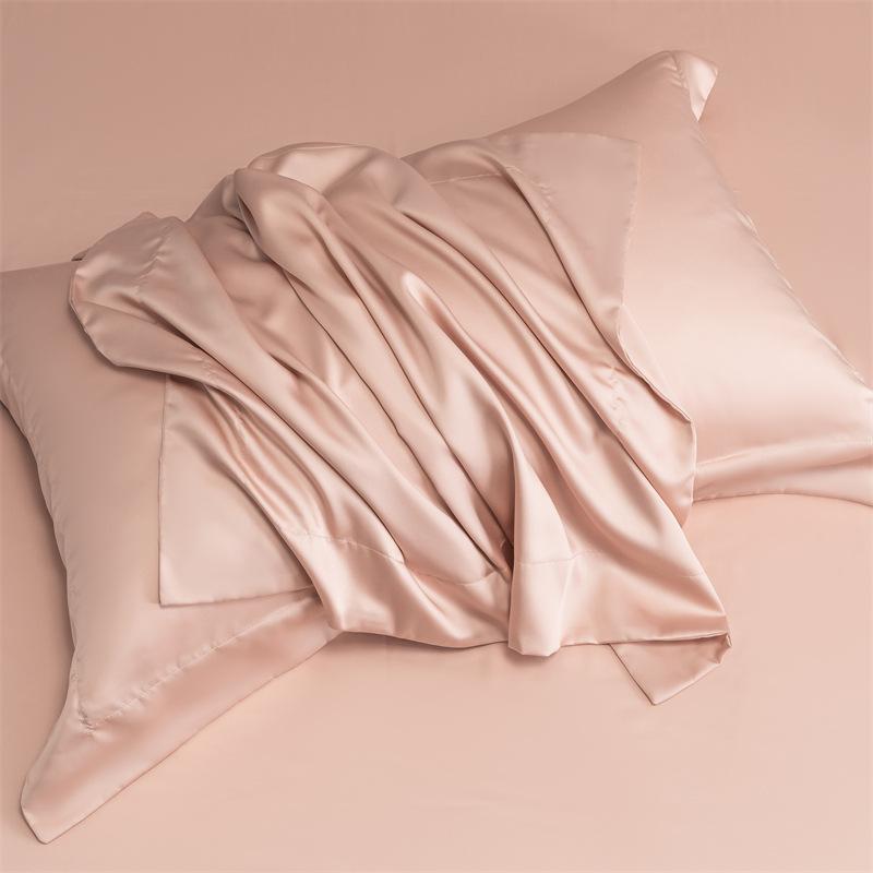 2 Pack for Silk Pillowcase for Hair and Skin,  Natural Silk Pillow Case with Zipper, Both Sided Pure Silk Pillow Cover for Women | zavevo