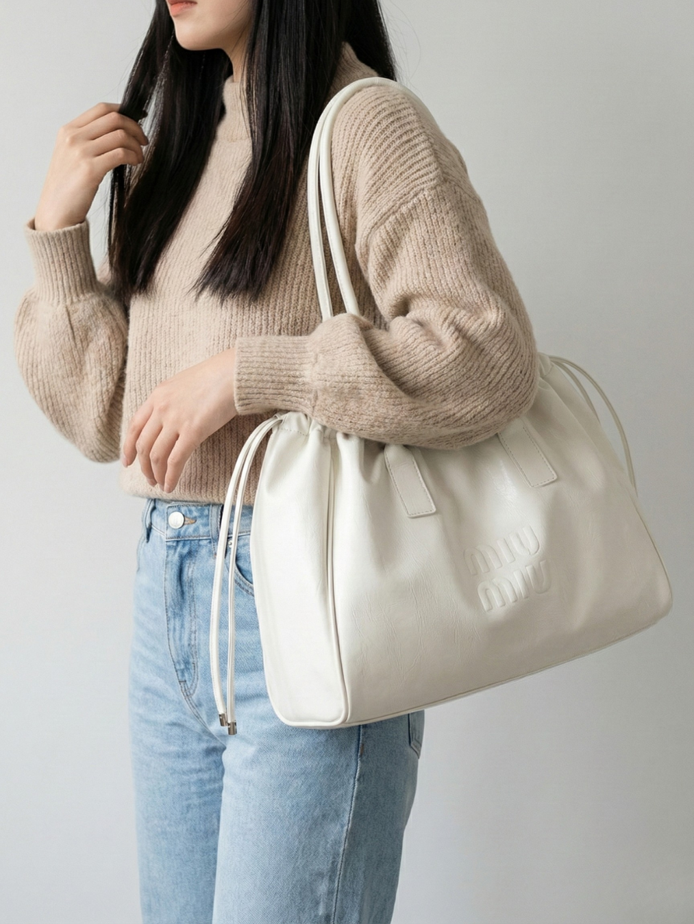 White large tote bag for work | PARMA