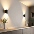 LED Wall Sconce Light with Up and Down Lighting for Bedroom and Living Room Outdoor Lantern
