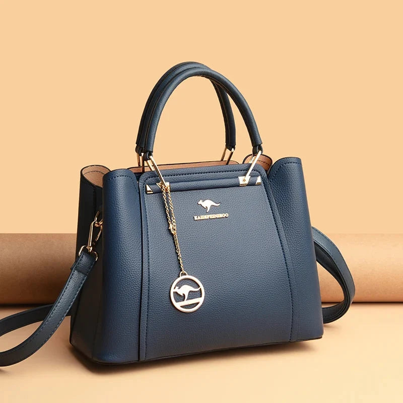 Luxurious Soft Leather Women's Shoulder and Crossbody Bag