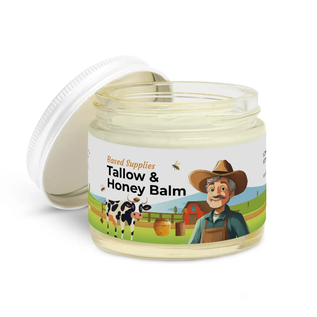Tallow Honey Balm – Eco-Friendly Moisturizer with Grass-Fed Tallow & Organic Honey