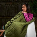 Outdoor Heated Blanket with Battery Powered Portable USB Power Bank and Three Heat Zones