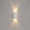 Outdoor Wall Sconce and Light with LED Up Down Lighting and Modern Rectangular Design