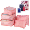 Packing Cubes and Compression Bags Travel Organizer Set with Pouches 6-Piece Luggage Traveling