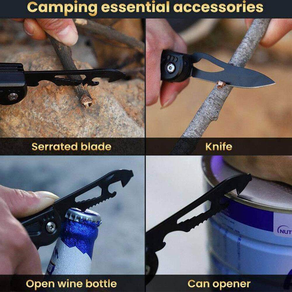 14in1 Portable Stainless Steel Outdoor Tool | zavevo